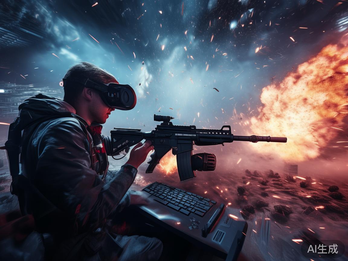 在传统电子竞技中，玩家往往局限于虚拟场景中的操作，